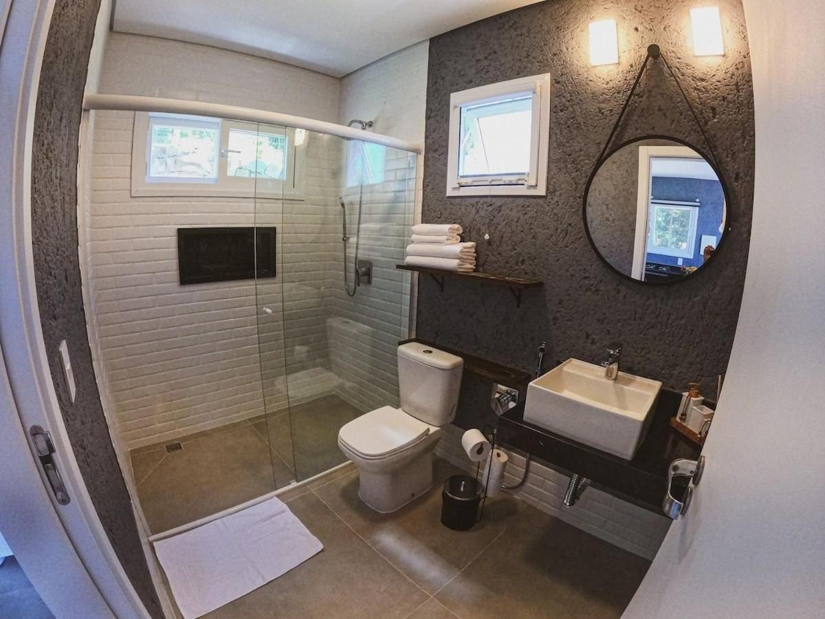 Casa De Vidro Alto Padrao - Hospedar Com Proposito Villa Florianopolis Bagian luar foto