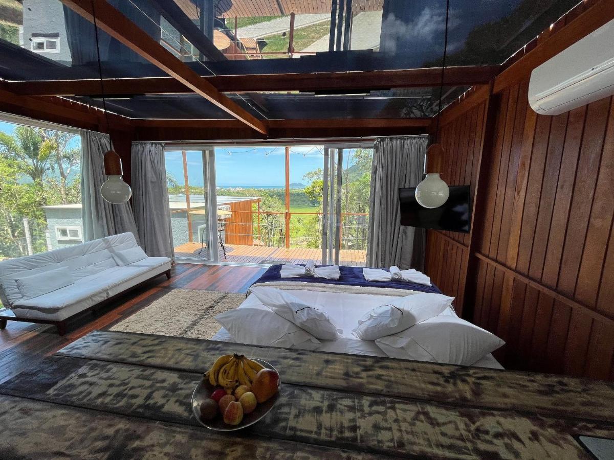 Casa De Vidro Alto Padrao - Hospedar Com Proposito Villa Florianopolis Bagian luar foto