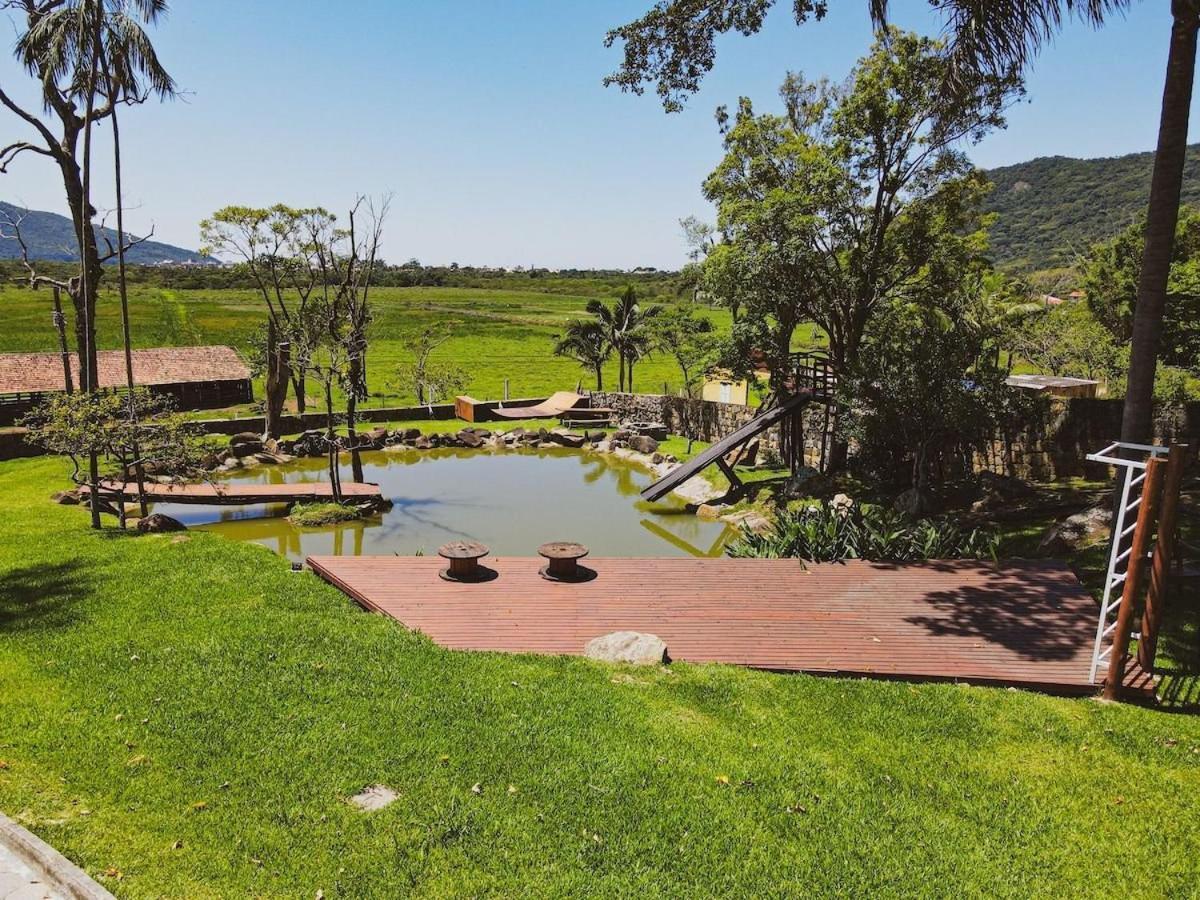 Casa De Vidro Alto Padrao - Hospedar Com Proposito Villa Florianopolis Bagian luar foto