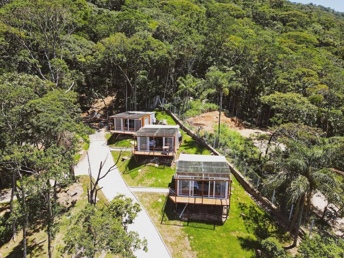 Casa De Vidro Alto Padrao - Hospedar Com Proposito Villa Florianopolis Bagian luar foto