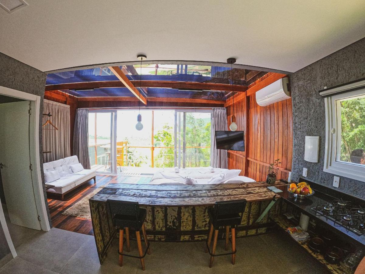 Casa De Vidro Alto Padrao - Hospedar Com Proposito Villa Florianopolis Bagian luar foto