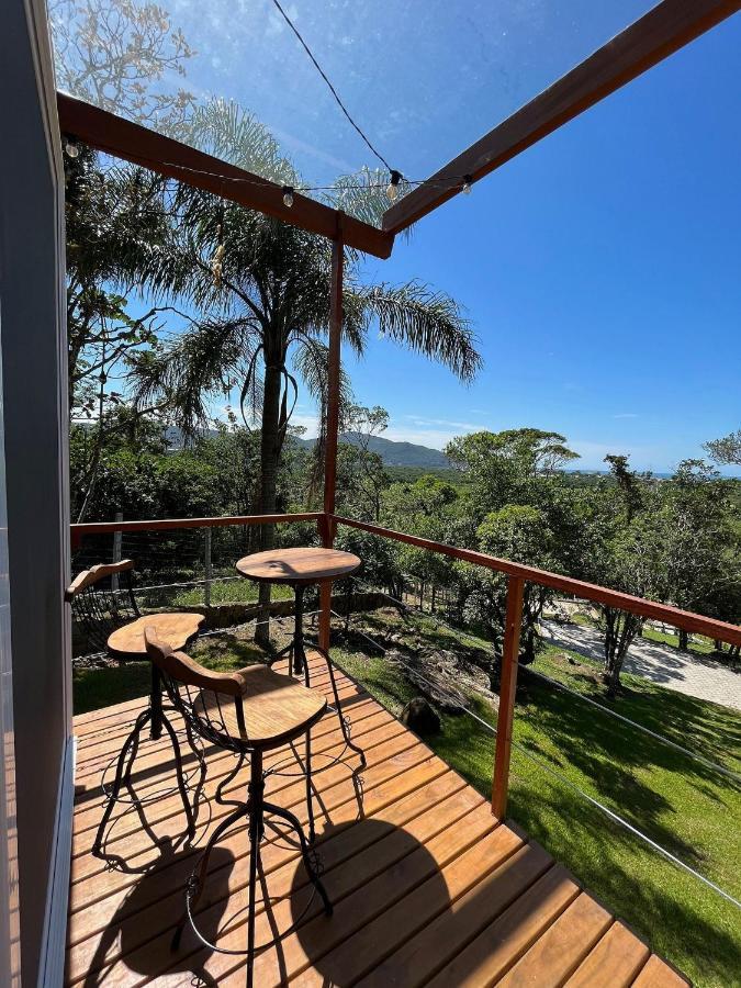 Casa De Vidro Alto Padrao - Hospedar Com Proposito Villa Florianopolis Bagian luar foto