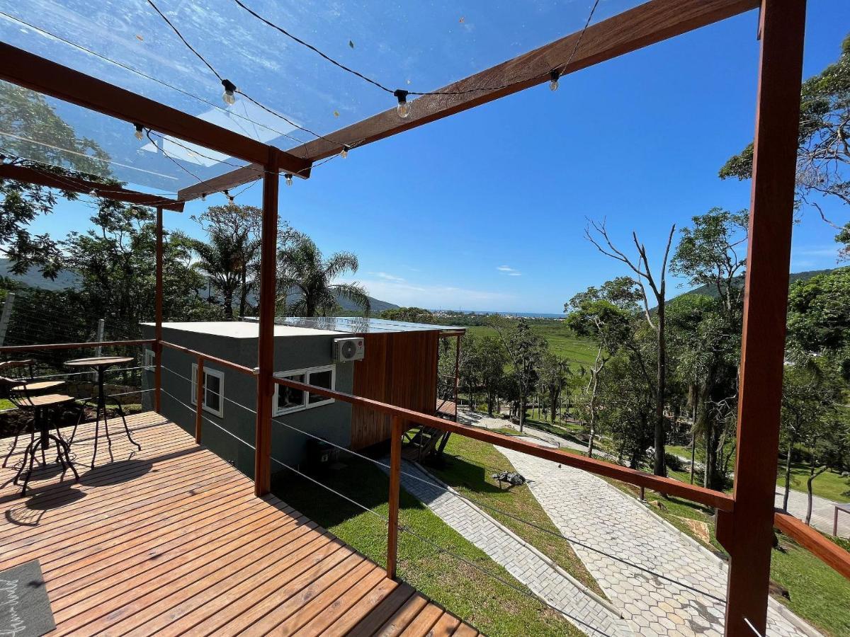 Casa De Vidro Alto Padrao - Hospedar Com Proposito Villa Florianopolis Bagian luar foto