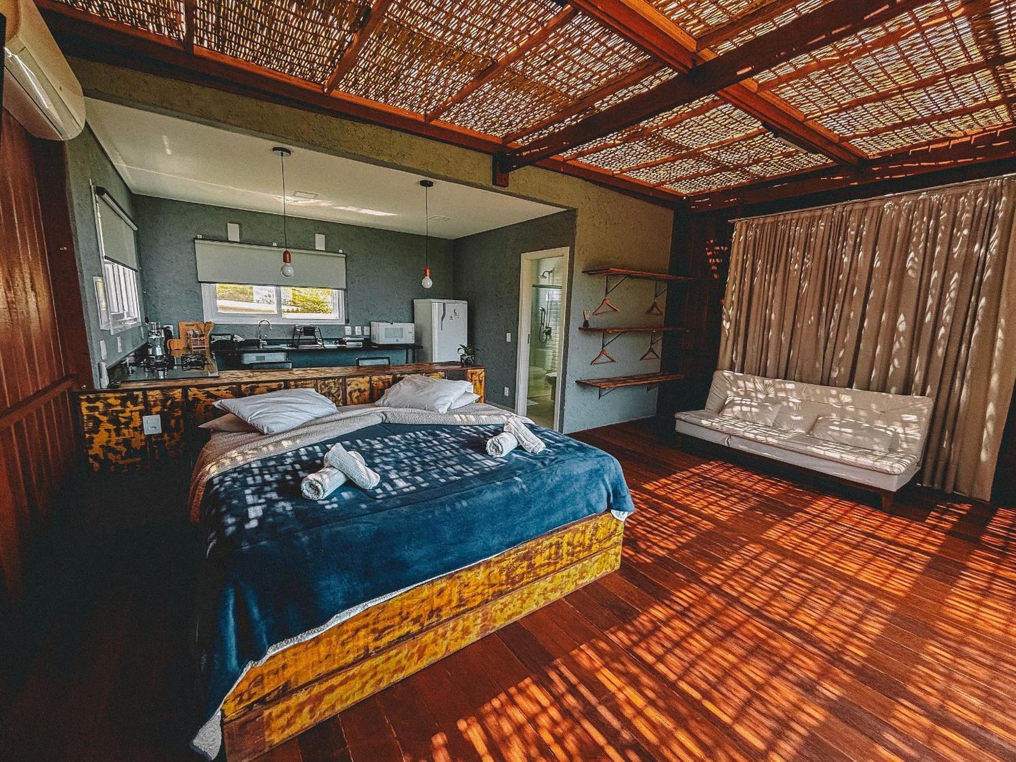 Casa De Vidro Alto Padrao - Hospedar Com Proposito Villa Florianopolis Bagian luar foto