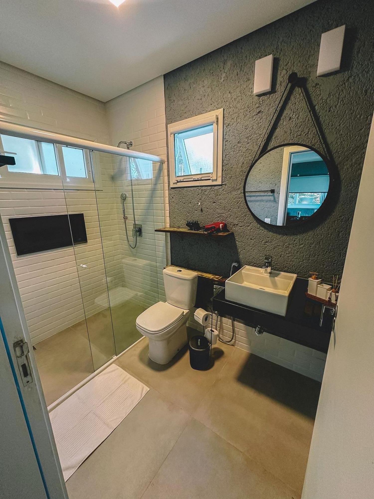 Casa De Vidro Alto Padrao - Hospedar Com Proposito Villa Florianopolis Bagian luar foto