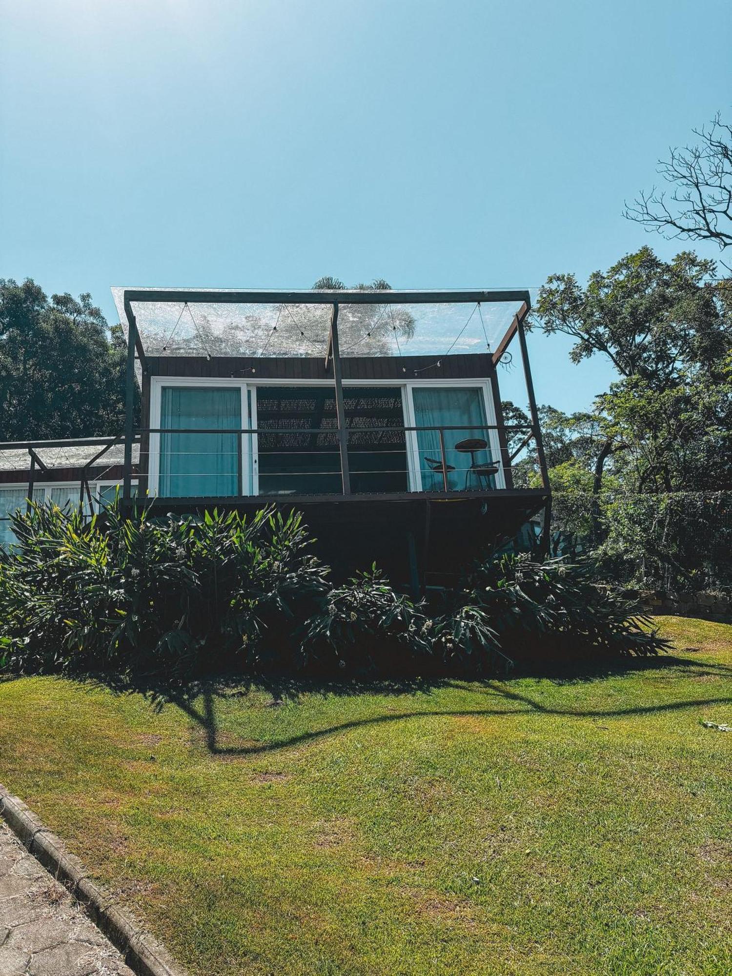 Casa De Vidro Alto Padrao - Hospedar Com Proposito Villa Florianopolis Bagian luar foto
